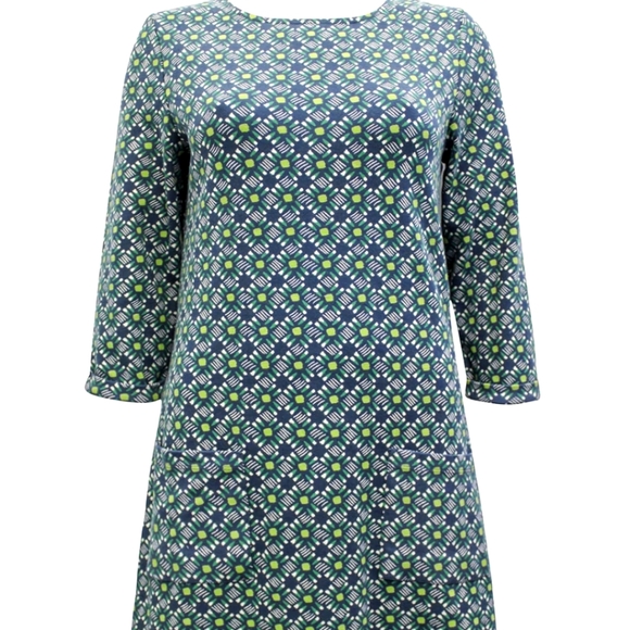 Seasalt Cornwall Dresses & Skirts - Seasalt Makers Print Dress Size 16 Petite Teal